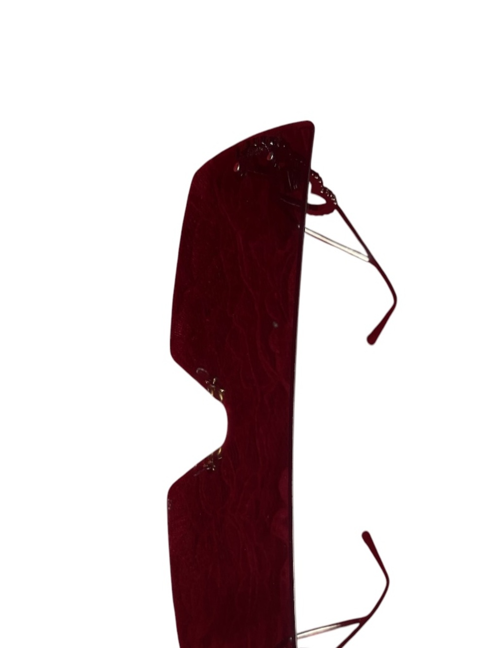 one-piece Rimless Shield Sunglasses